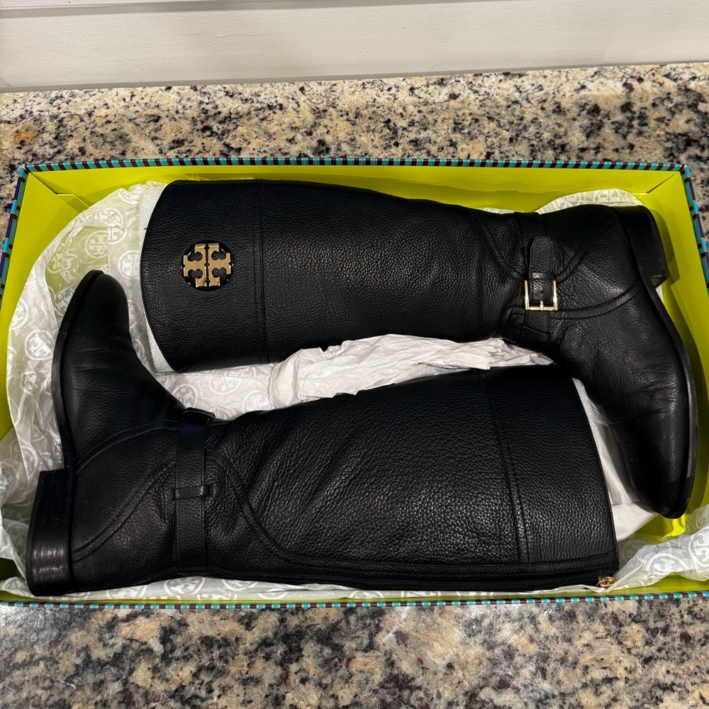 Tory Burch Claire Riding Boot Size 10